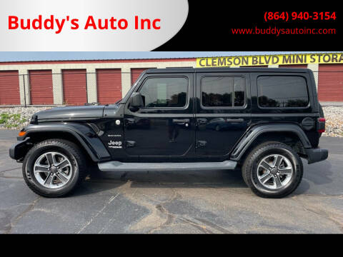 2019 Jeep Wrangler Unlimited for sale at Buddy's Auto Inc 1 in Pendleton SC