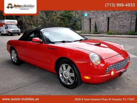 2004 Ford Thunderbird for sale at AUTOS-MOBILES in Houston TX