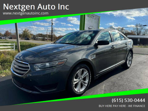 2015 Ford Taurus for sale at Nextgen Auto Inc in Smithville TN