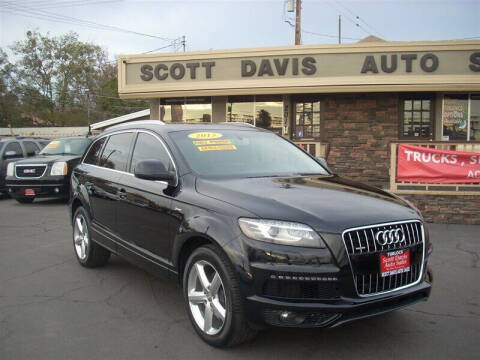 2013 Audi Q7 for sale at Scott Davis Auto Sales in Turlock CA