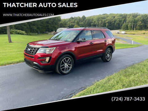 2016 Ford Explorer for sale at THATCHER AUTO SALES in Export PA