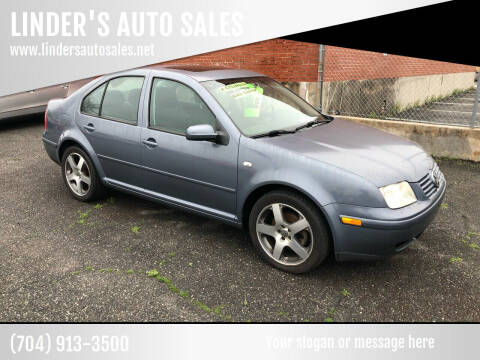 2003 Volkswagen Jetta for sale at LINDER'S AUTO SALES in Gastonia NC