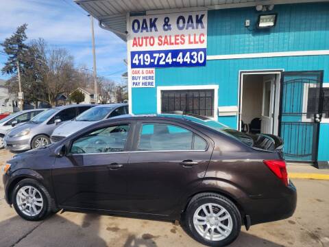 2016 Chevrolet Sonic for sale at Oak & Oak Auto Sales in Toledo OH
