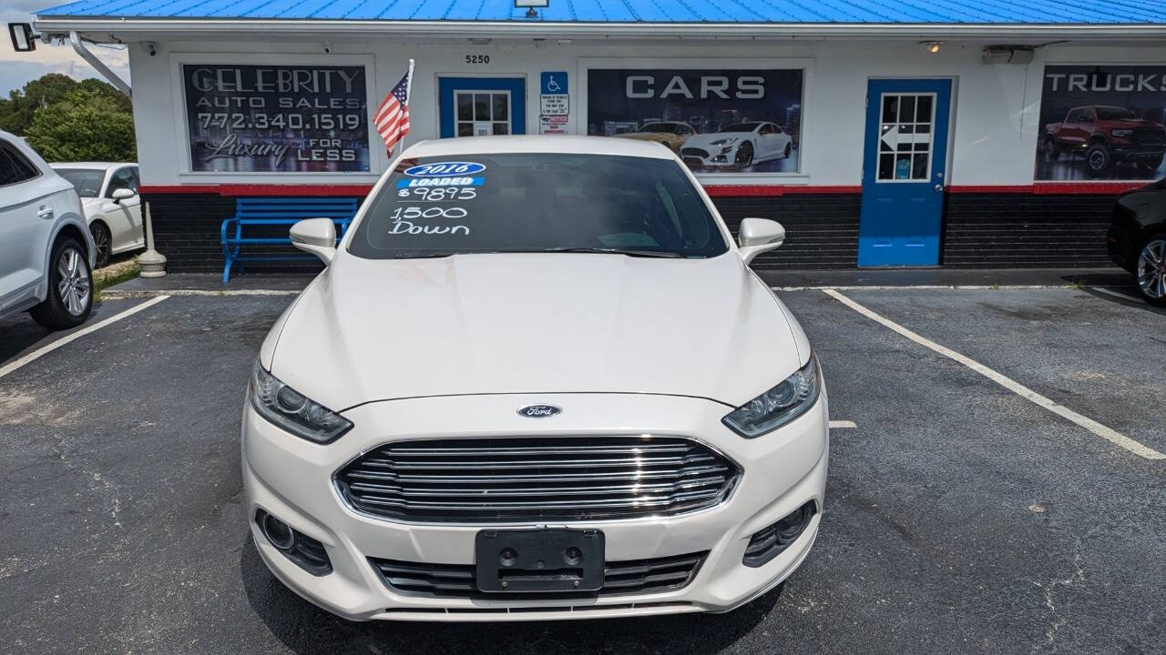 2016 Ford Fusion for sale at Celebrity Auto Sales in Fort Pierce, FL