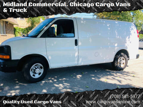 2010 Chevrolet Express Cargo for sale at Midland Commercial. Chicago Cargo Vans & Truck in Bridgeview IL