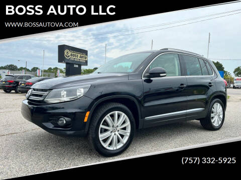 2012 Volkswagen Tiguan for sale at BOSS AUTO LLC in Norfolk VA