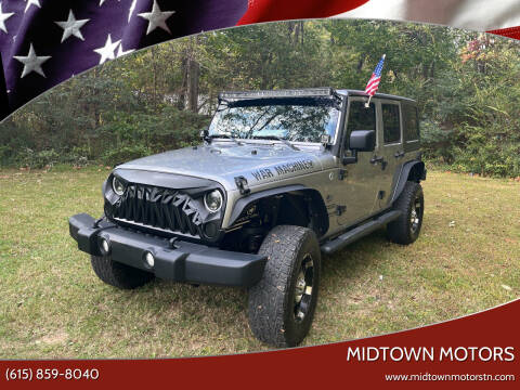 2014 Jeep Wrangler Unlimited for sale at Midtown Motors in Greenbrier TN