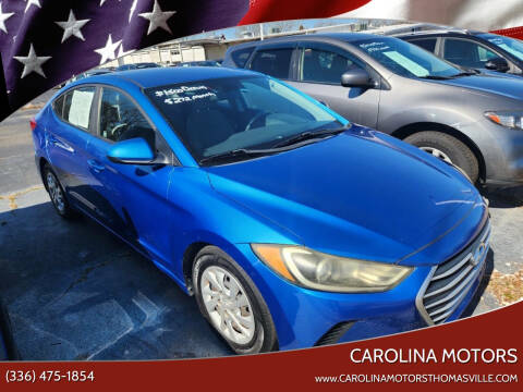 2017 Hyundai Elantra for sale at Carolina Motors in Thomasville NC