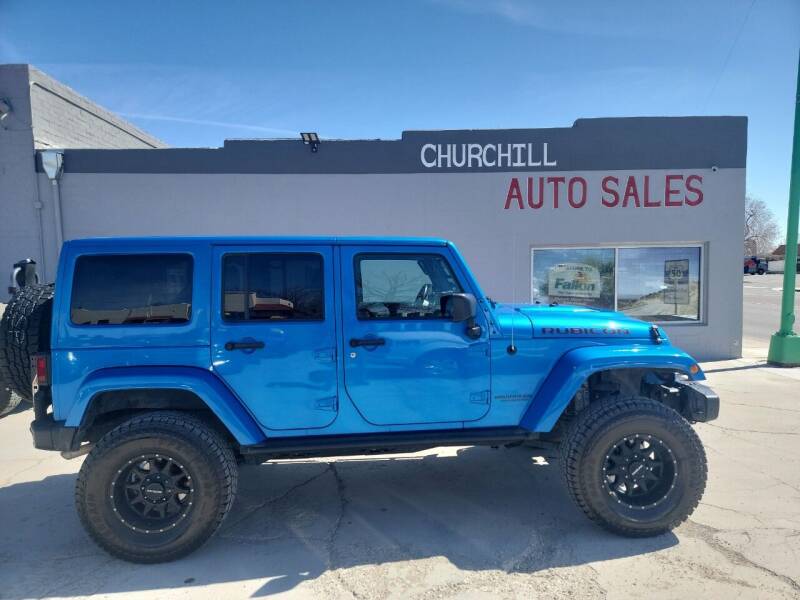 2016 Jeep Wrangler Unlimited for sale at CHURCHILL AUTO SALES in Fallon NV