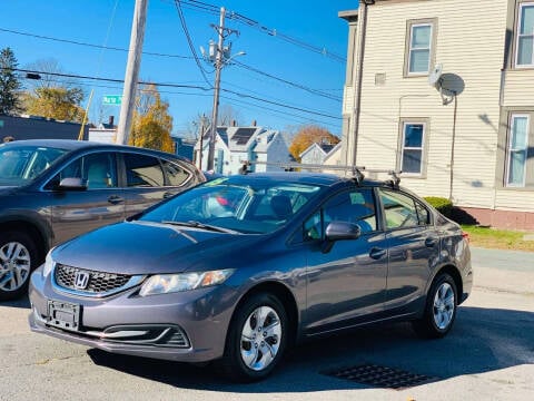 2015 Honda Civic for sale at Tonny's Auto Sales Inc. in Brockton MA