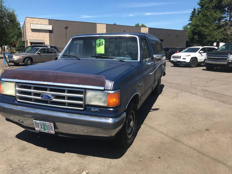 1987 Ford F-150 for sale at Direct Auto Sales in Salem OR