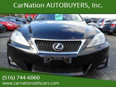 2011 Lexus IS 250 for sale at CarNation AUTOBUYERS Inc. in Rockville Centre NY