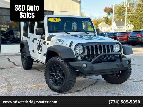 2017 Jeep Wrangler Unlimited for sale at S&D Auto Sales in West Bridgewater MA