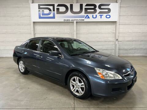 2007 Honda Accord for sale at DUBS AUTO LLC in Clearfield UT
