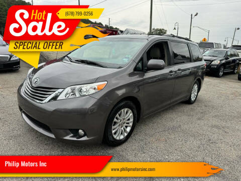 2013 Toyota Sienna for sale at Philip Motors Inc in Snellville GA