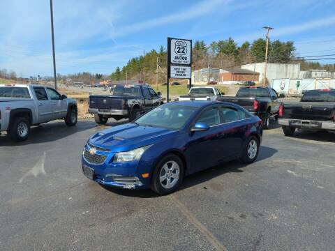 2012 Chevrolet Cruze for sale at Route 22 Autos in Zanesville OH