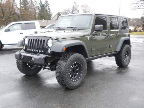 2015 Jeep Wrangler Unlimited for sale at Petillo Motors in Old Forge PA