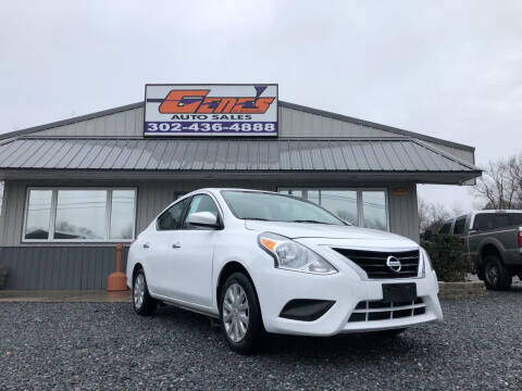 2016 Nissan Versa for sale at GENE'S AUTO SALES in Selbyville DE