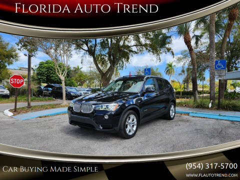 2015 BMW X3 for sale at Florida Auto Trend in Plantation FL