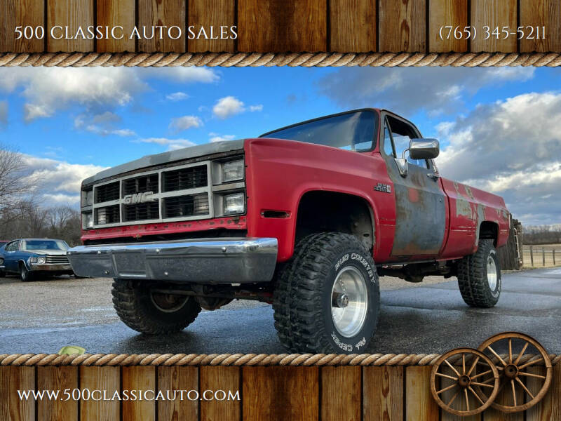 1987 GMC R/V 1500 Series for sale at 500 CLASSIC AUTO SALES in Knightstown IN