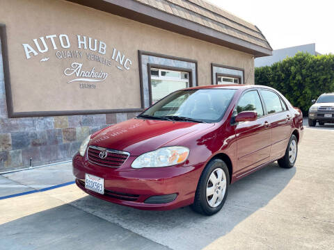 2006 Toyota Corolla for sale at Auto Hub, Inc. in Anaheim CA