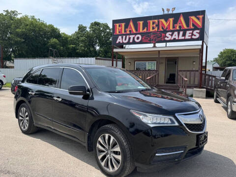 2015 Acura MDX for sale at HALEMAN AUTO SALES in San Antonio TX