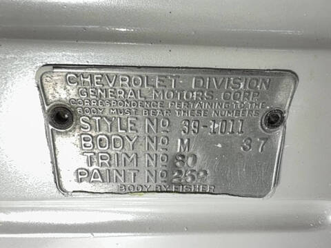 1939 Chevrolet Master Deluxe