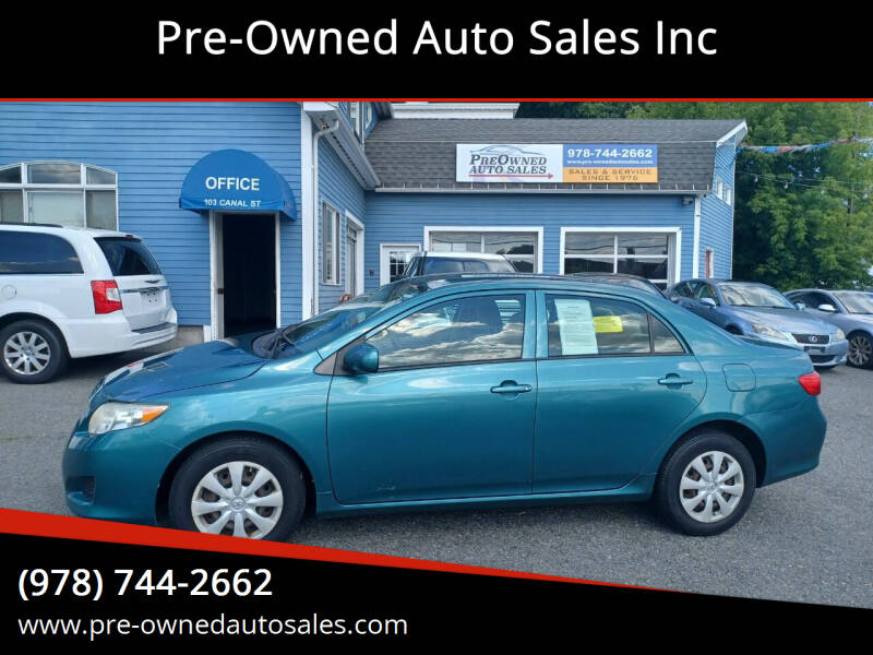 2009 Toyota Corolla for sale at Pre-Owned Auto Sales Inc in Salem MA