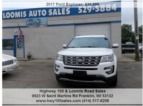 2017 Ford Explorer for sale at Highway 100 & Loomis Road Sales in Franklin WI