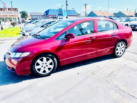 2010 Honda Civic for sale at Sunset Motors in Manteca CA