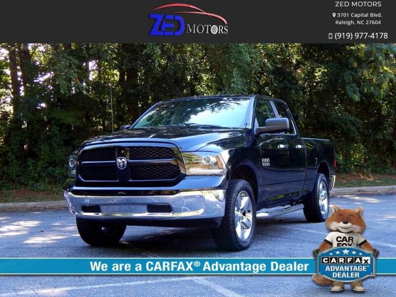 2015 RAM 1500 for sale at Zed Motors in Raleigh NC