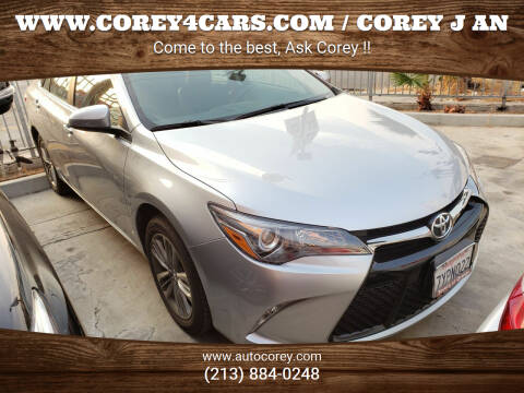 2017 Toyota Camry for sale at WWW.COREY4CARS.COM / COREY J AN in Los Angeles CA