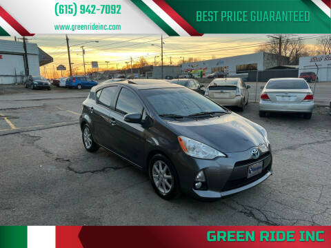 2014 Toyota Prius c for sale at Green Ride Inc in Nashville TN