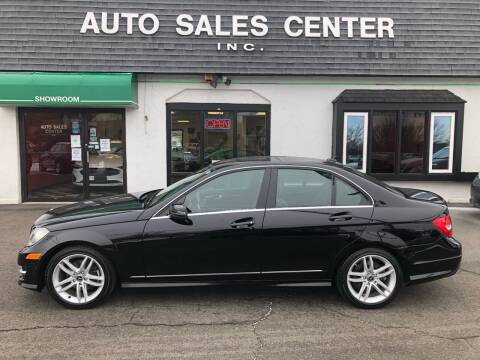 2012 Mercedes-Benz C-Class for sale at Auto Sales Center Inc in Holyoke MA