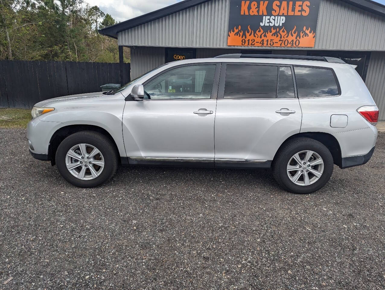 2011 Toyota Highlander for sale at K & K Sales LLC in Brunswick, GA