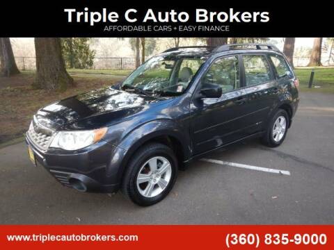 2011 Subaru Forester for sale at Triple C Auto Brokers in Washougal WA