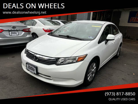 2012 Honda Civic for sale at DEALS ON WHEELS in Newark NJ