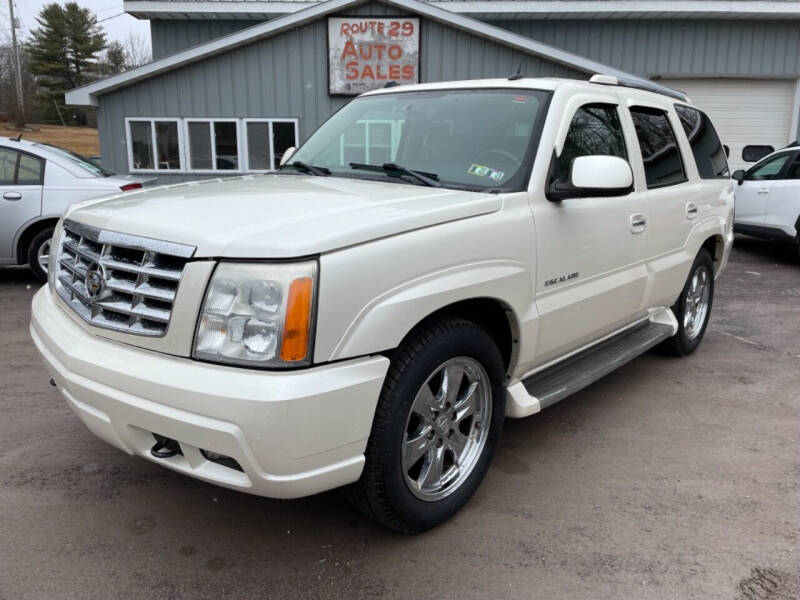 2005 Cadillac Escalade for sale at Route 29 Auto Sales in Hunlock Creek PA