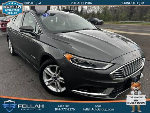 2018 Ford Fusion Hybrid for sale at Fellah Auto Group in Philadelphia PA