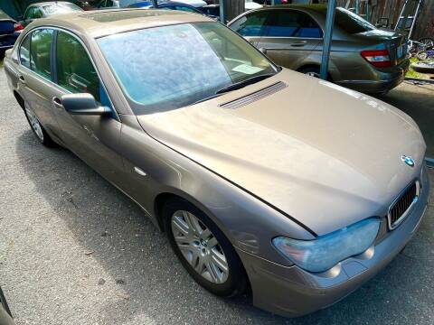 2002 BMW 7 Series for sale at D & M Discount Auto Sales in Stafford VA