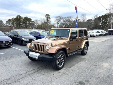 2015 Jeep Wrangler Unlimited for sale at O Bros Motors in Marietta GA
