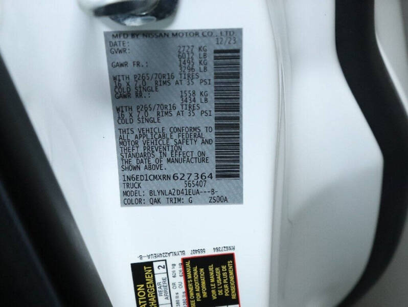 2024 Nissan Frontier S