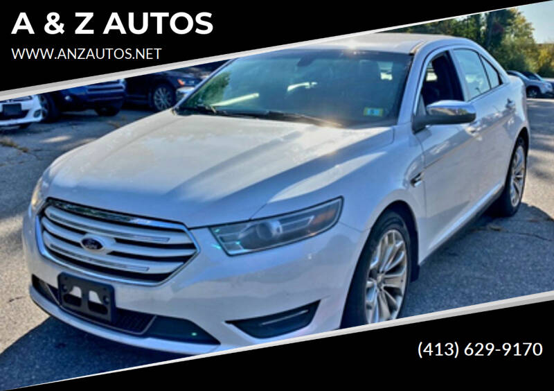 2014 Ford Taurus for sale at A & Z AUTOS in Westfield MA