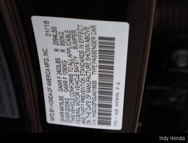 2018 Honda Accord EX-L