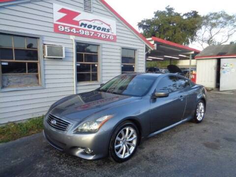2011 Infiniti G37 Coupe for sale at Z Motors in North Lauderdale FL