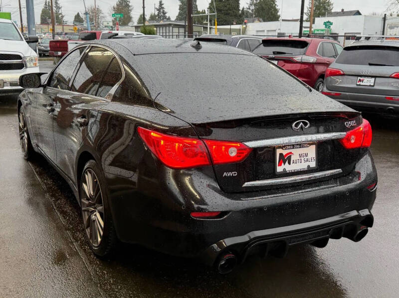 2017 Infiniti Q50 Red Sport 400