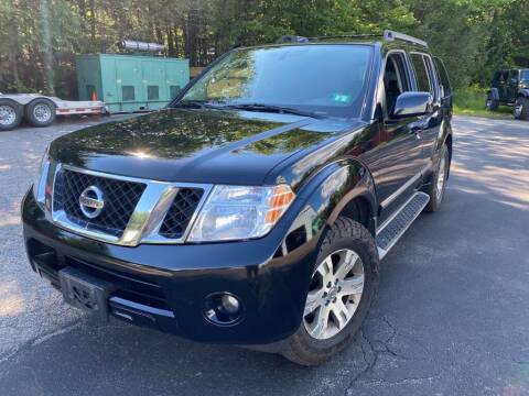 2012 Nissan Pathfinder for sale at Granite Auto Sales in Spofford NH