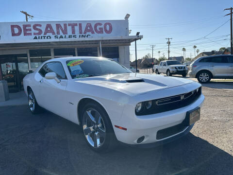 2016 Dodge Challenger for sale at DESANTIAGO AUTO SALES in Yuma AZ