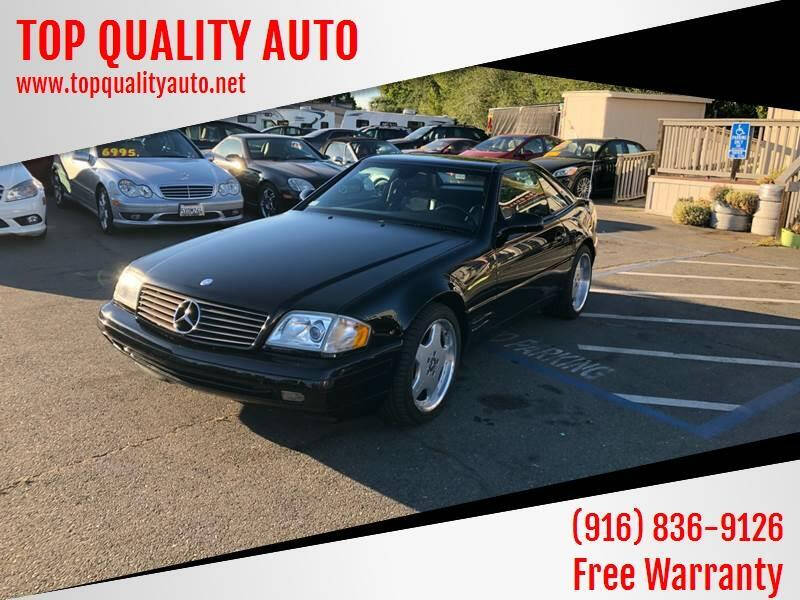 2000 Mercedes-Benz SL-Class for sale at TOP QUALITY AUTO in Rancho Cordova CA