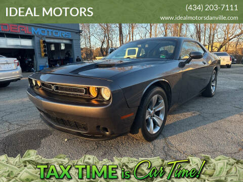 2017 Dodge Challenger for sale at IDEAL MOTORS in Danville VA